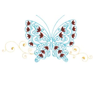 Butterfly Embroidery Designs 03