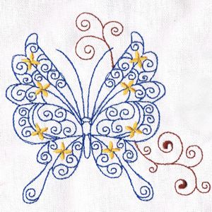 Butterfly Embroidery Designs 04