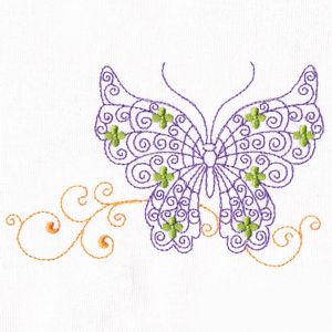 Butterfly Embroidery Designs 09