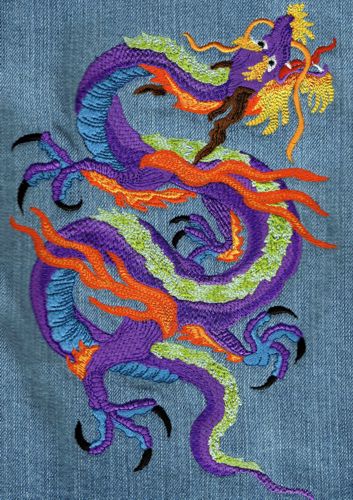 Dragon Embroidery