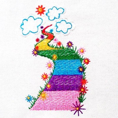Rainbow Bridge - Embroidery Design
