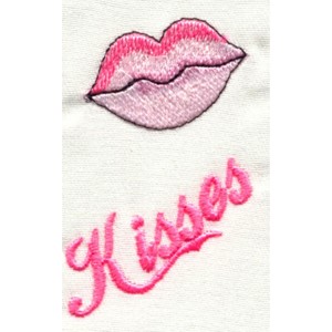 Lips Embroidery Design