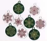 Holiday Embroidery Designs - FSL Ornaments