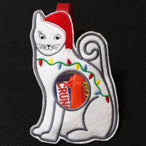 Made in the hoop - Christmas Kitty Gift-EZ