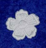 Lace Embroidery Single Flower.