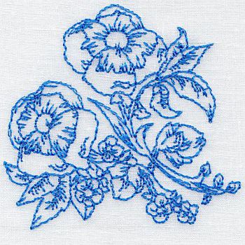 Floral Rhapsody 01 - Machine Embroidery Design