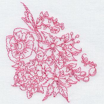 Floral Rhapsody 04 - Machine Embroidery Design