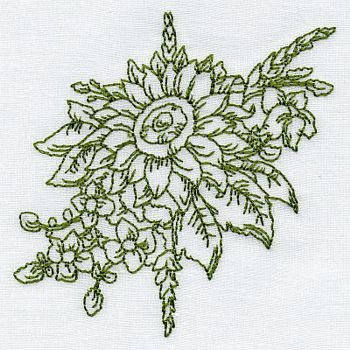 Floral Rhapsody 08 - Machine Embroidery Design