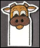 Machine Embroidery Patterns Cow Puppet.
