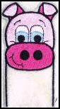 Machine Embroidery Patterns Pig Puppet.