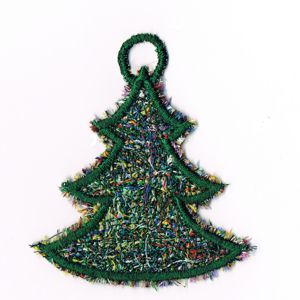 Made in the hoop thread snip ornament 07 - Tree