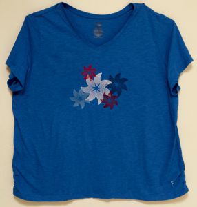Spiral Embroidery Designs - Spiral Star Shirt
