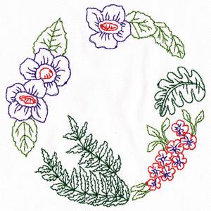 Tropical Embroidery Frame 09
